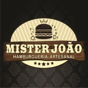 Logotipo da marca MISTER JOÃO HAMBURGUERIA ARTESANAL, marca registrada no INPI à venda para o setor de restaurantes, lanchonetes e fast food.