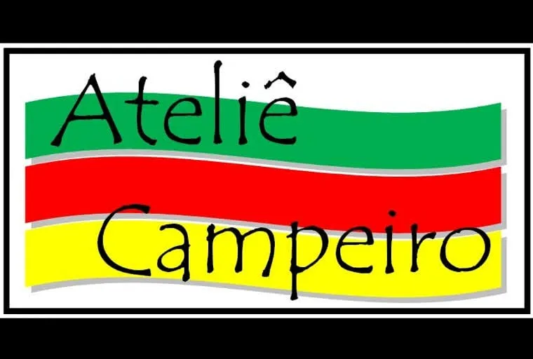 Logotipo da marca registrada ATELIÊ CAMPEIRO, voltada para comércio de carnes e peixes, disponível para aquisição com segurança jurídica pelo INPI.