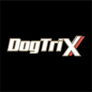 Logotipo da marca DOGTRIX, marca registrada no INPI à venda para o mercado pet, englobando cosmética, farmácia e nutrição animal.