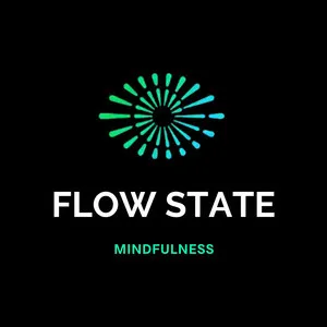 Logotipo da marca FLOW STATE disponível para venda, indicando o status de ativo registrado no INPI para serviços de streaming e dados.
