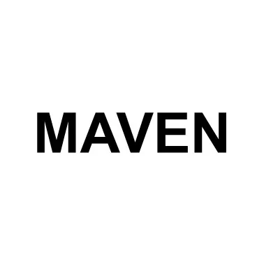 Logotipo da marca registrada MAVEN no INPI, processo número 921717415, classe 25 para vestuário, moda e confecção.