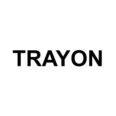 Logotipo da marca registrada TRAYON na Classe 21 do INPI para utensílios de uso doméstico e utensílios para cozinha.